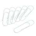thumbnail image 1 of Uxcell Paper Clips 3.9 Inch Vinyl Coated for Office Home White Count 20, 1 of 6