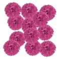 thumbnail image 1 of Uxcell Paper Pom Poms, Paper Flower Ball Kit for Birthday Bachelorette Wedding Shower Bridal Party Decoration Rose Red 5.91 x 5.91 Inch, 1 of 6