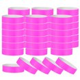 thumbnail image 1 of Uxcell Paper Wristbands for Events Party Wrist Bands Colored Waterproof Concert Identification Wristbands Hand Bands Fluorescent Purple, 1 of 7
