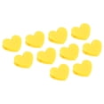 thumbnail image 1 of Uxcell Paper and Bag Clips,10Pack Heart Shape Clamps Snacks Bag Clips,Yellow, 1 of 5