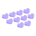 thumbnail image 1 of Uxcell Paper and Bag Clips,20Pack Heart Shape Clamps Snacks Bag Clips,Purple, 1 of 5
