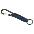 thumbnail image 1 of Uxcell Paracord Keychain, Braided Lanyard Key Clip D Rings Survival Keychains Blue, 1 of 6