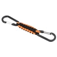thumbnail image 1 of Uxcell Paracord Keychain, Braided Lanyard Key Clip Double D Rings Survival Keychains Orange, Black, 1 of 5