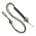 thumbnail image 1 of Uxcell Paracord Lanyard Braided Lanyard Necklace Keychain Adjustable Badge Lanyard Green, 1 of 5