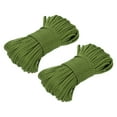 thumbnail image 1 of Uxcell Paracord, Parachutes Cord Spool Survival Strong Rope String for Camping Hiking Fish Green/Black, 1 of 7