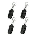 thumbnail image 1 of Uxcell Reflective Paracord Zipper Pull Polyester Zipper Pulls Woven Rope with Metal Clasp for Clothing Black, 1 of 7