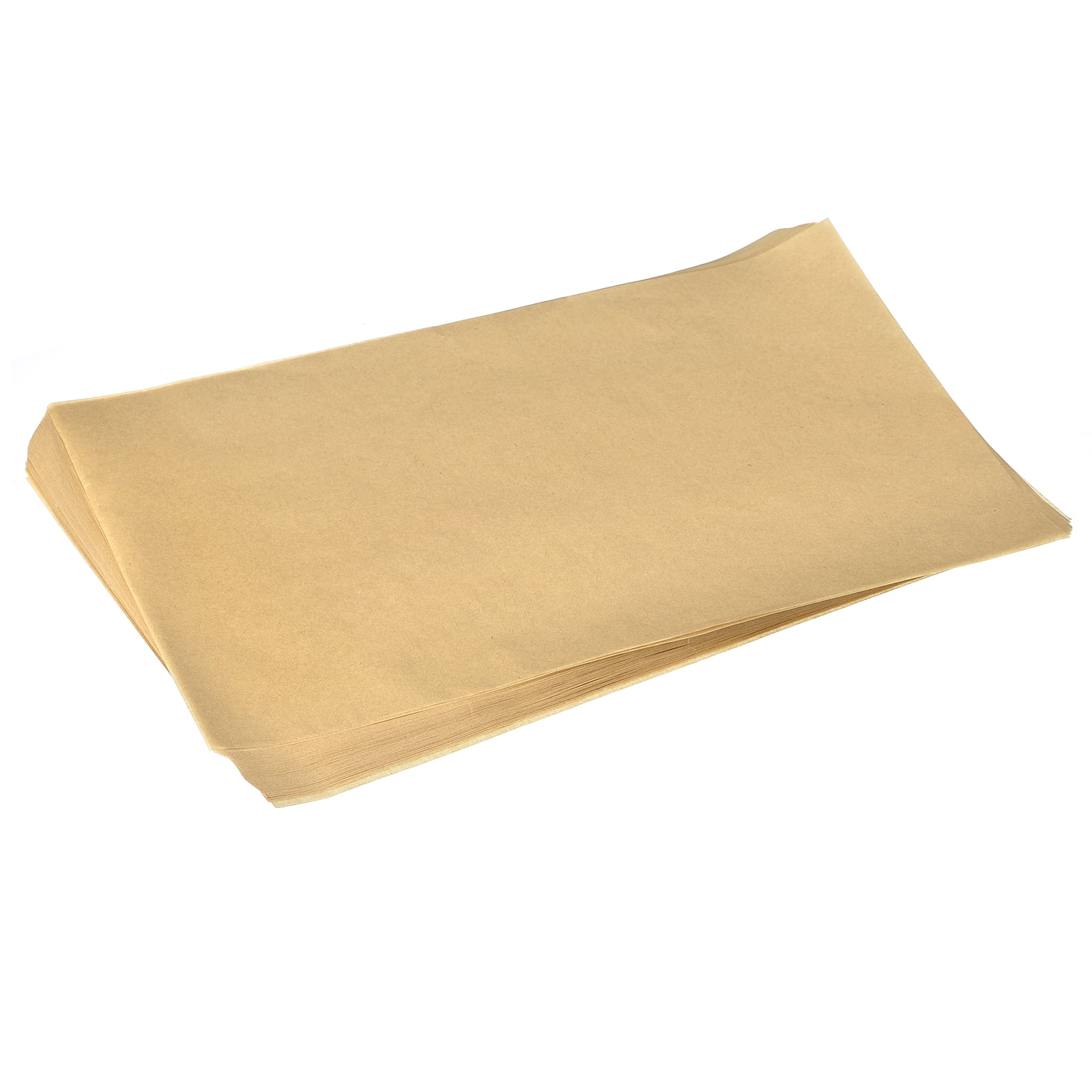 Uxcell Parchment Paper Sheets, 200pcs Non Stick Baking Paper, Air Fryer Paper for Baking/Cooking/Steaming Basket Brown