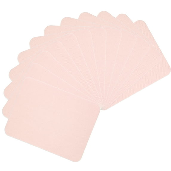 Uxcell Patches for Clothing Repair Fabric Patch Repair Decorating for Clothes Pants Bag Light Pink
