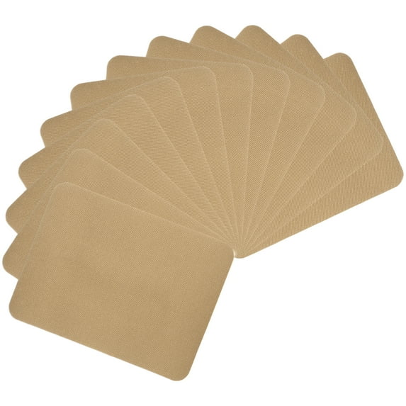 Uxcell Patches for Clothing Repair Fabric Patch Repair Decorating for Clothes Pants Bag Taupe