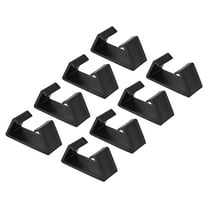Uxcell Patio Furniture Clips Sofa Clamps Wicker Rattan Chair Fasteners, Black 16 Pack