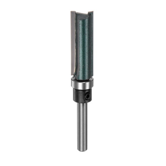 Uxcell Pattern Flush Trim Router Bit 1-1/2" Cutting Length for Edge Trimming,  Dark Green