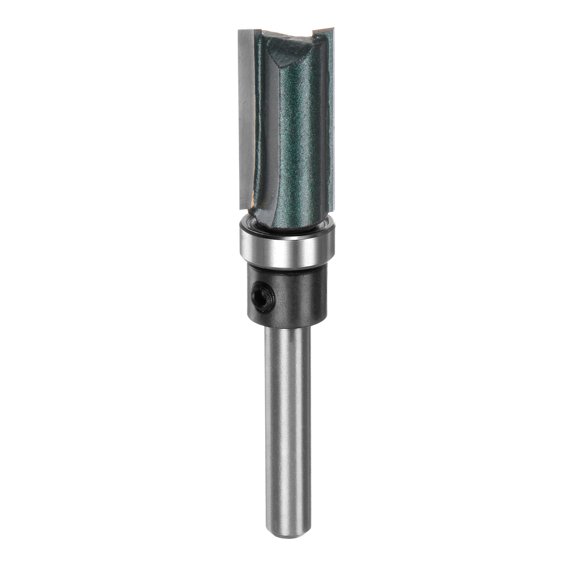 Uxcell Pattern Flush Trim Router Bit 1" Cutting Length for Trimming, Dark Green
