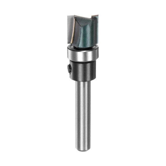 Uxcell Pattern Flush Trim Router Bit 15/32" Cutting Length for Edge Trimming, Dark Green