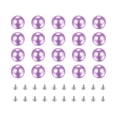 thumbnail image 1 of Uxcell Pearl Rivet Studs Kit, 10mm Pearl Rivets Faux Pearls Rivets Purple 50 Set, 1 of 6