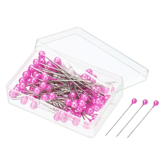 Uxcell Pearlized Sewing Pins Ball Head Needle Straight Quilting Pin ...