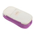 thumbnail image 1 of Uxcell Pencil Case, Large Capacity Pencil Pouch Pen Bag Case Cosmetic Bag Stationery Organizer Style 5, Purple, 1 of 6