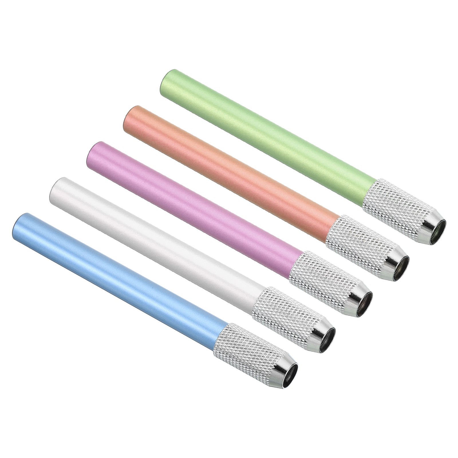 Uxcell Pencil Extenders, 5 Pack Metal Handle Drawing Shading Adjustable