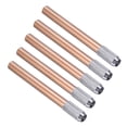 thumbnail image 1 of Uxcell Pencil Extenders, 5Pcs Art Adjustable Head Metal Pencil Holder Lengthener for Short Pencil Colored Pencil, Orange, 1 of 6