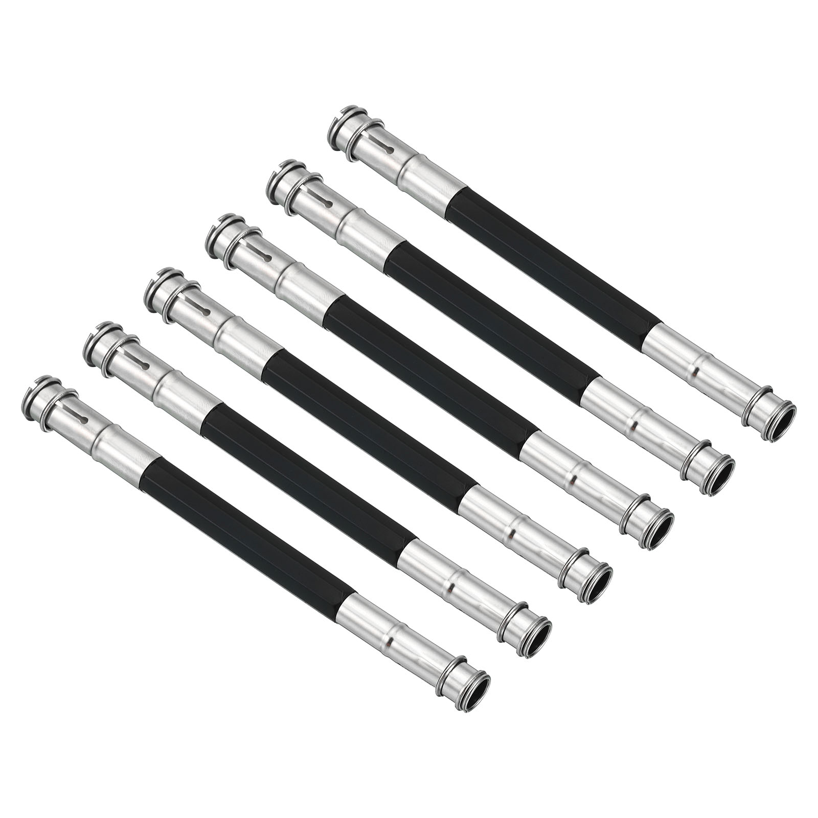 Uxcell Pencil Extenders, 6 Pack Metal Dual Head Adjustable Drawing