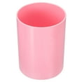 thumbnail image 1 of Uxcell Pencil Holder, Makeup Brush Holder Cup Storage Round Desktop Organizer Pink, 1 of 6