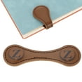 thumbnail image 1 of Uxcell Personalized Magnetic Leather Bookmark, 26 Letters Bookmark, (Dark Brown/Z), 1 of 6