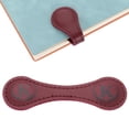 thumbnail image 1 of Uxcell Personalized Magnetic Leather Bookmark, 26 Letters Bookmark, (Red/K), 1 of 6