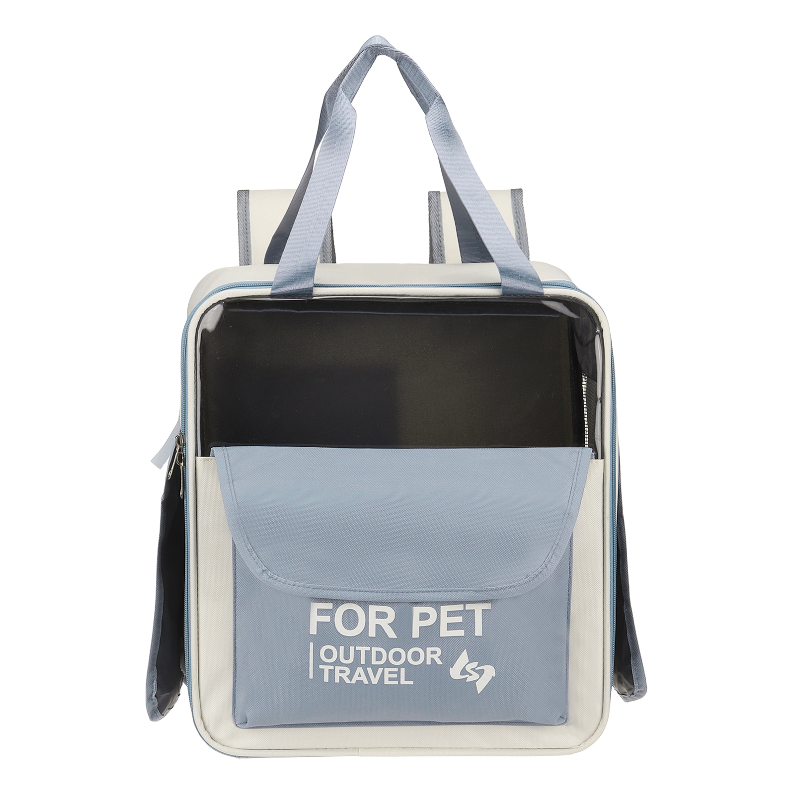 Uxcell Pet Backpack Carrier, Portable and Ventilated, Oxford Cloth, Dogs Cats and Small Animals Travel Bag 12.6", (Blue, 1 Pcs), Intended for Hiking / Camping / Traveling