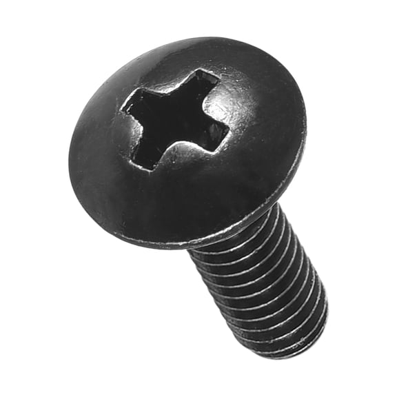 Uxcell Phillips Cross Flat Round Head Machine Screw Kit with Lock Nut (M5-0.8x25) 80Pcs, Stainless Steel Fasteners