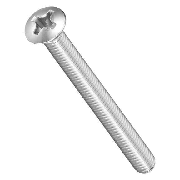 Uxcell Phillips Cross Recessed Countersunk Head Screws Bolts (M8-1.25x20) 25Pcs, 304 Stainless Steel Flat Head Screws