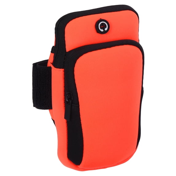 Uxcell Phone Arm Band for Running Armband Cell Phone Holder Carrier Orange
