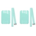 thumbnail image 1 of Uxcell Phone Grip Strap Wrist Strap Silicone Elastic Cord with Card Holder for Phone Case Mint Green 2Pcs, 1 of 5