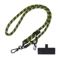 thumbnail image 1 of Uxcell Phone Lanyard Adjustable Neck Lanyard Wrist Lanyard with Patch for Smartphone Fluorescent Army Green 1 Pack, 1 of 4