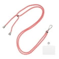 thumbnail image 1 of Uxcell Phone Lanyard Universal Crossbody Adjustable Neck Lanyard with Lanyard Patch for Smartphone Red White 1 Pack, 1 of 4
