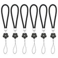 thumbnail image 1 of Uxcell Phone Lanyard Wrist Straps, Creative Braided Flower Phone Charm Straps Wrist Lanyard for Phone Case Camera Keychain Hand Black, 1 of 7