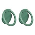thumbnail image 1 of Uxcell Phone Ring Holders, Ultra-Thin Cellphone Stand, for Magnetic Car Mounts, Hedge Green 2Pack, 1 of 6