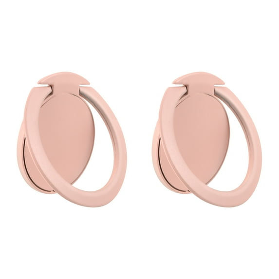 Uxcell Phone Ring Holders, Ultra-Thin Cellphone Stand, for Magnetic Car Mounts, Pink 2Pack