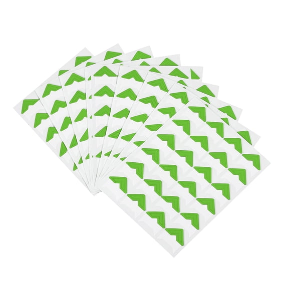 Uxcell Photo Corners Adhesive DIY Picture Mounting Sticker Green 15 Sheets/360 Pcs