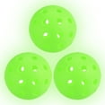 thumbnail image 1 of Uxcell Pickleball Balls Glow in the Dark Pickleball Outdoor Pickleball Balls with Mesh Bag for Indoor Outdoor Neon Green, 1 of 8