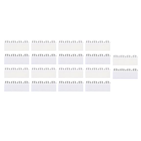 Uxcell Picture Hanging Strips, 72 Pairs Poster Strips Removable Hook & Loop Mounting Tape Picture Hanging Kit, White