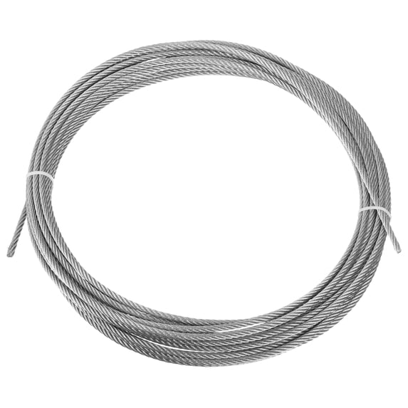 Uxcell Picture Hanging Wire, 32.8 Ft 0.16" ID Stainless Steel Invisible Wire Heavy, Silver