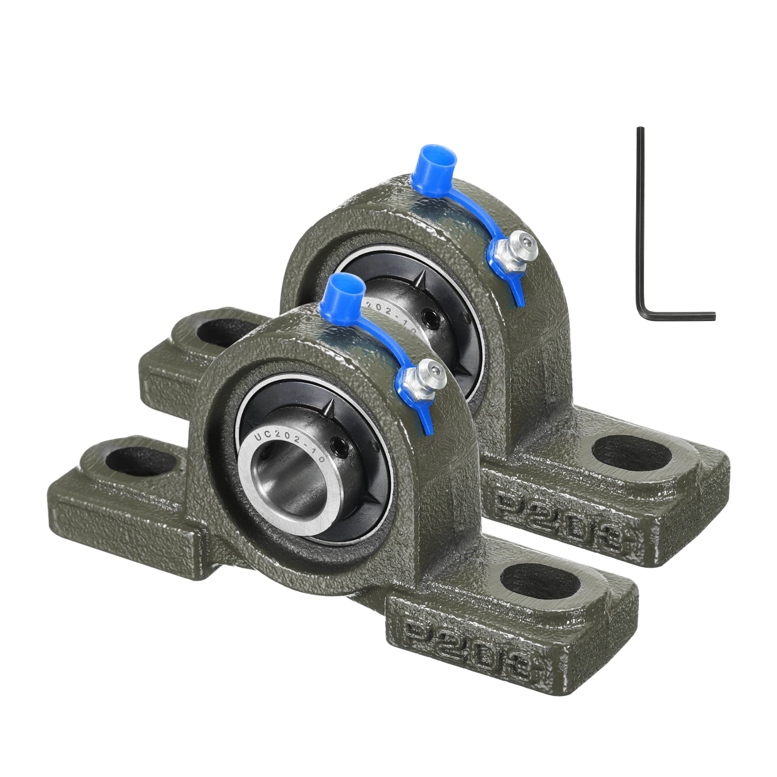 2 Paliers Auto-aligneurs UCP204 20mm - Uxcell Vert, Roulements Lisses Pour Arbre
