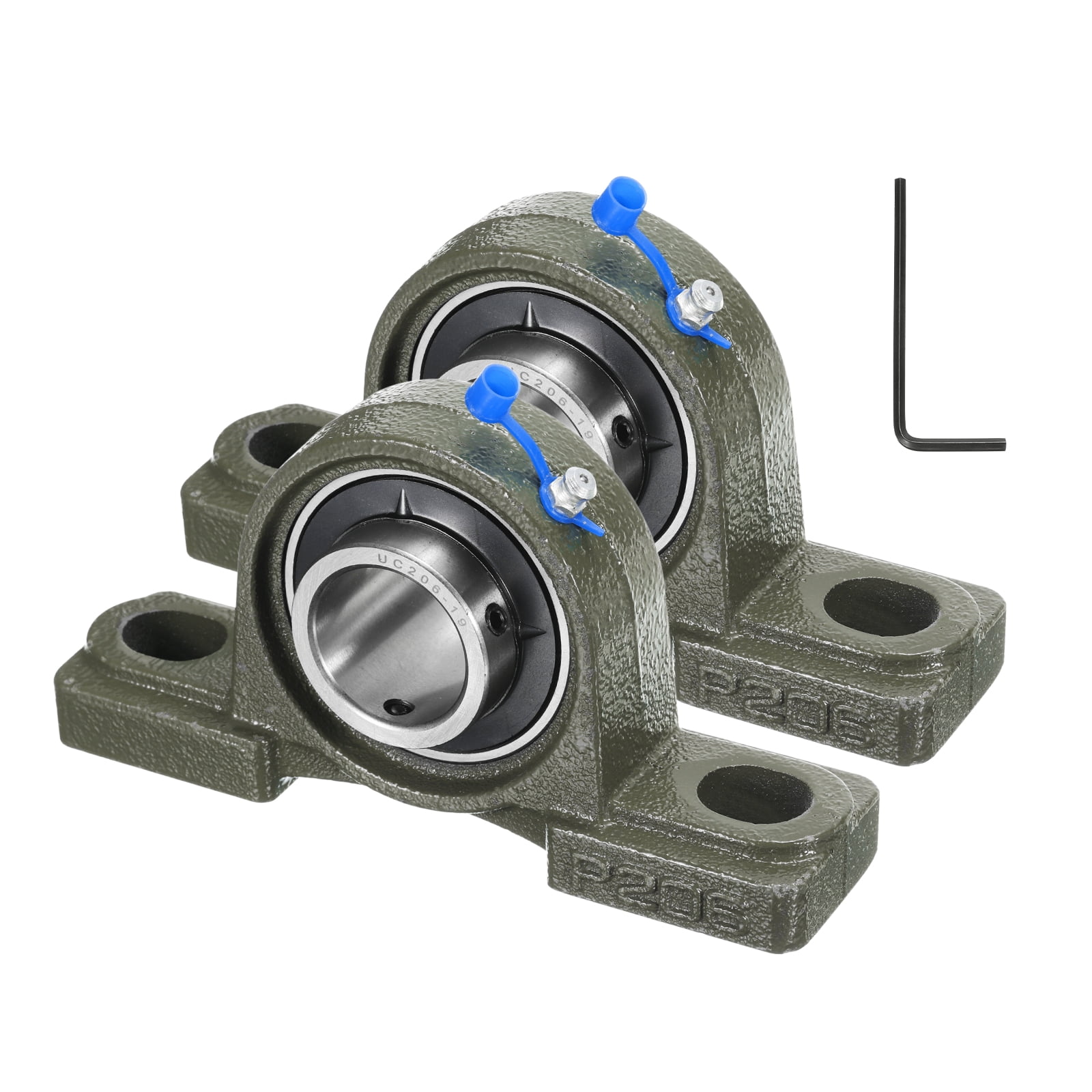 Uxcell Pillow Block Bearing Bore Self-Alignment Bearing 2 pack UCP206 ...