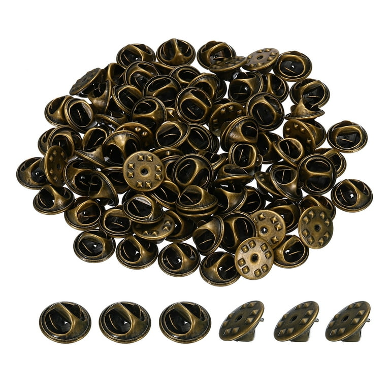 100PCS enamel pin locking backs brooch pin backs pin holder for uniform pin