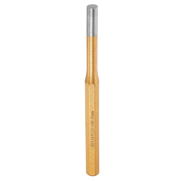 Uxcell Pin Punch 10mm(2/5") 175mm Length Metric Non-marring Alloy Steel Cylindrical Alignment Punch Drive Pin Tools for Automotive Watch Repair Jewelry Craft