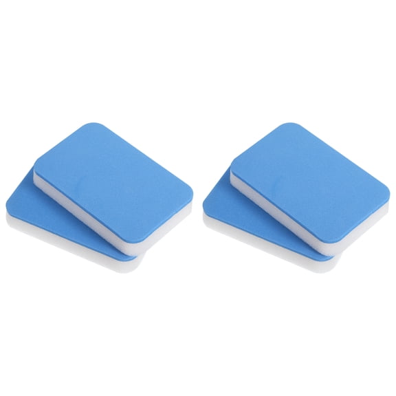 Uxcell Ping Pong Table Tennis Paddle Racket Rubber Cleaning Sponge, Blue White 4 Pack