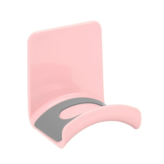 Headphone Stand, 1 Pcs Hook Mount Headphone Hanger Hook Under Desk for Gaming Headphones Earphones, Pink(Wall-mounted)