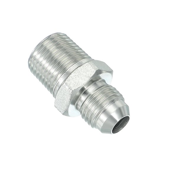 Uxcell Pipe Adapter Connector Pipe Fitting Oil Feed Restrictor Fitting Hydraulic Connector for Oil Steam Water Pipelines System 9/16" x 3/8" Male