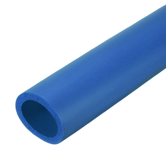 Uxcell Pipe Insulation Tube Foam, 1-1/4" ID x 1/4" Thick x 1.64ft Foam Pipe Cover Non-Slip Hollow Foam Tubing Guitar Air Conditioner Stand Fitness Equipment Handles, Blue