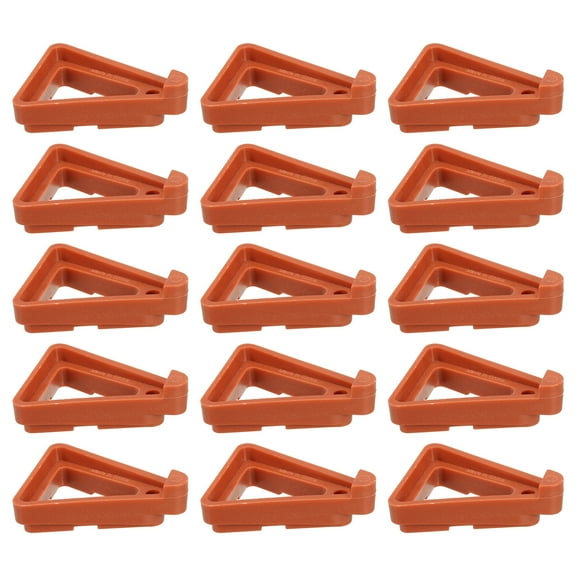 Uxcell Plant Pot Feet, 36 Pack Triangle Invisible Flower Pot Risers for Indoor and Outdoor Plant Pots, Terracotta