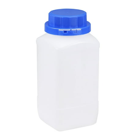 Uxcell Plastic 1000ml/34 oz Wide Mouth Reagent Bottle Translucent -2 Pack